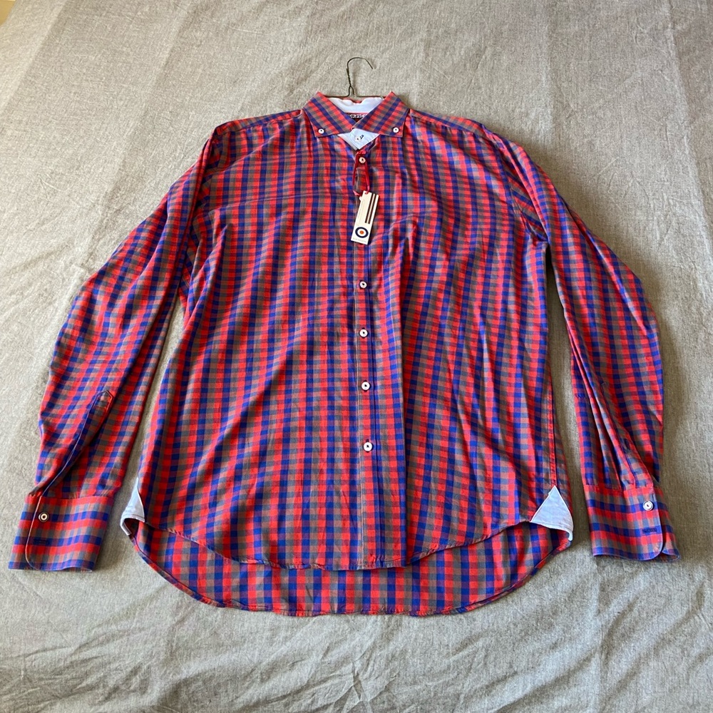 Blue Industry multi check shirt
